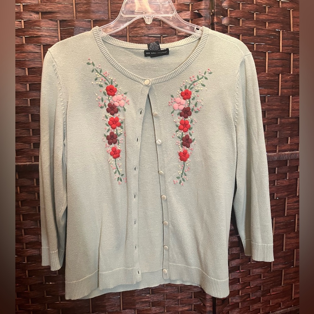 Sea foam green sweater